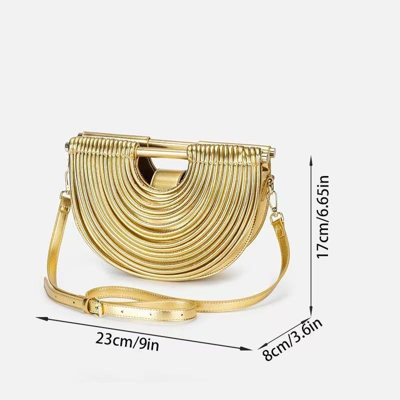 Aria Golden Statement Bag