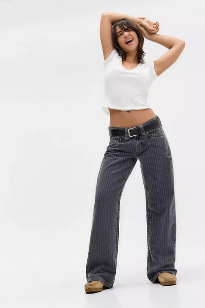 Riviera Striped Jeans