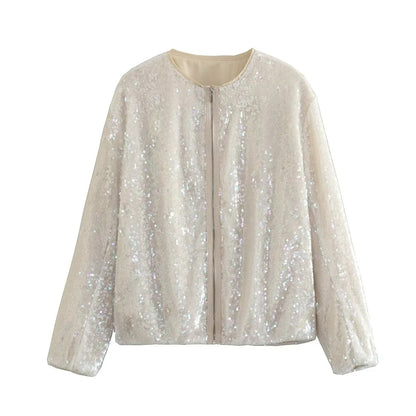 Naya - Sequin Bomber Jacket