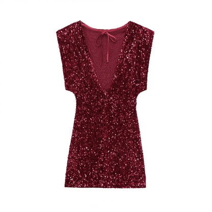 Elena - Mini Sequin Dress