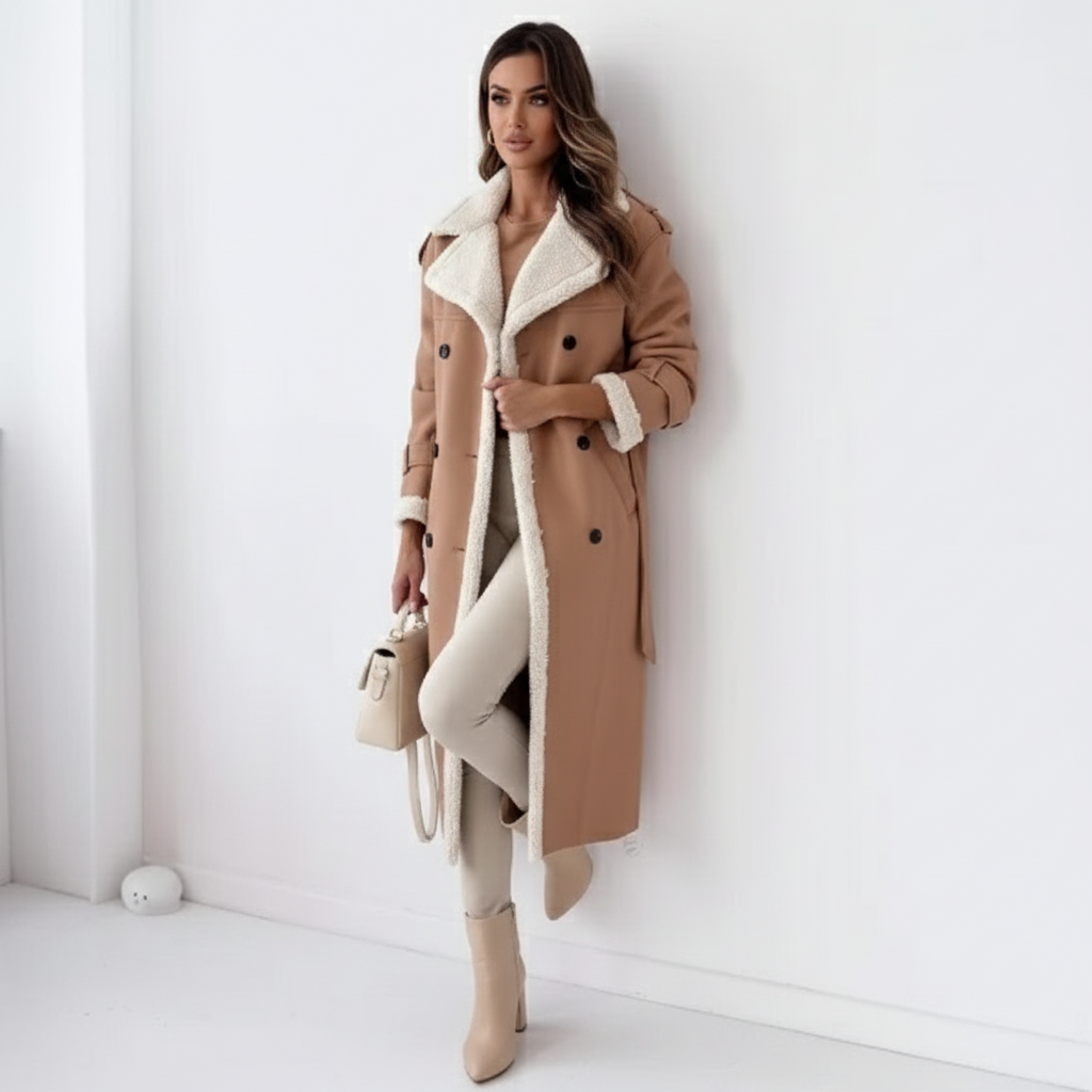 Productfoto - Camel trenchcoat