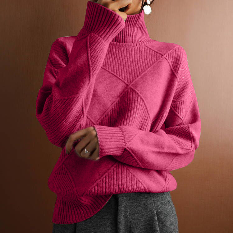 Rixa - Oversized Turtleneck Sweater