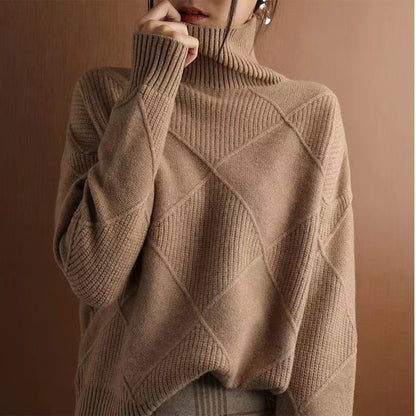 Rixa - Oversized Turtleneck Sweater