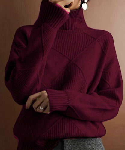 Rixa - Oversized Turtleneck Sweater