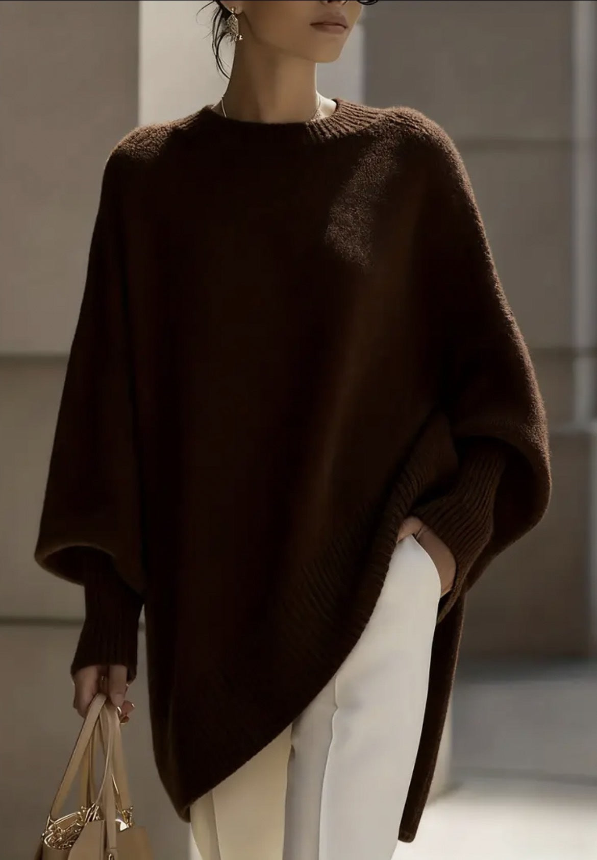 Nora | Cashmere Oversized Sweater (XS–5XL)